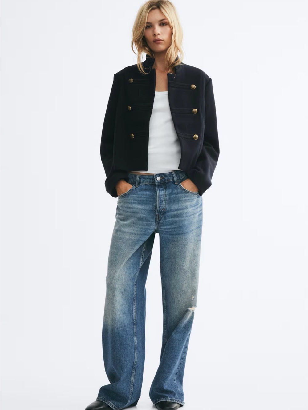 H&M Military-Inspired Jacket – New With Tags & Receipt – Size M